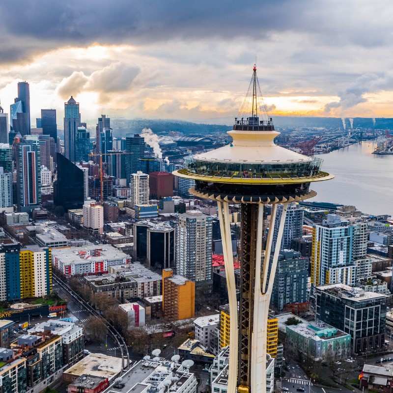 The Space Needle Observation Tower in Seattle
